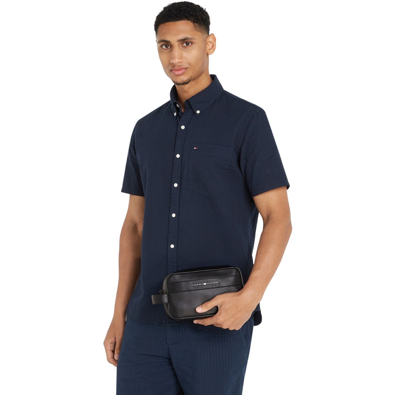 TOMMY HILFIGER Kosmetinė vyrams, Juoda, Corp washbag 5