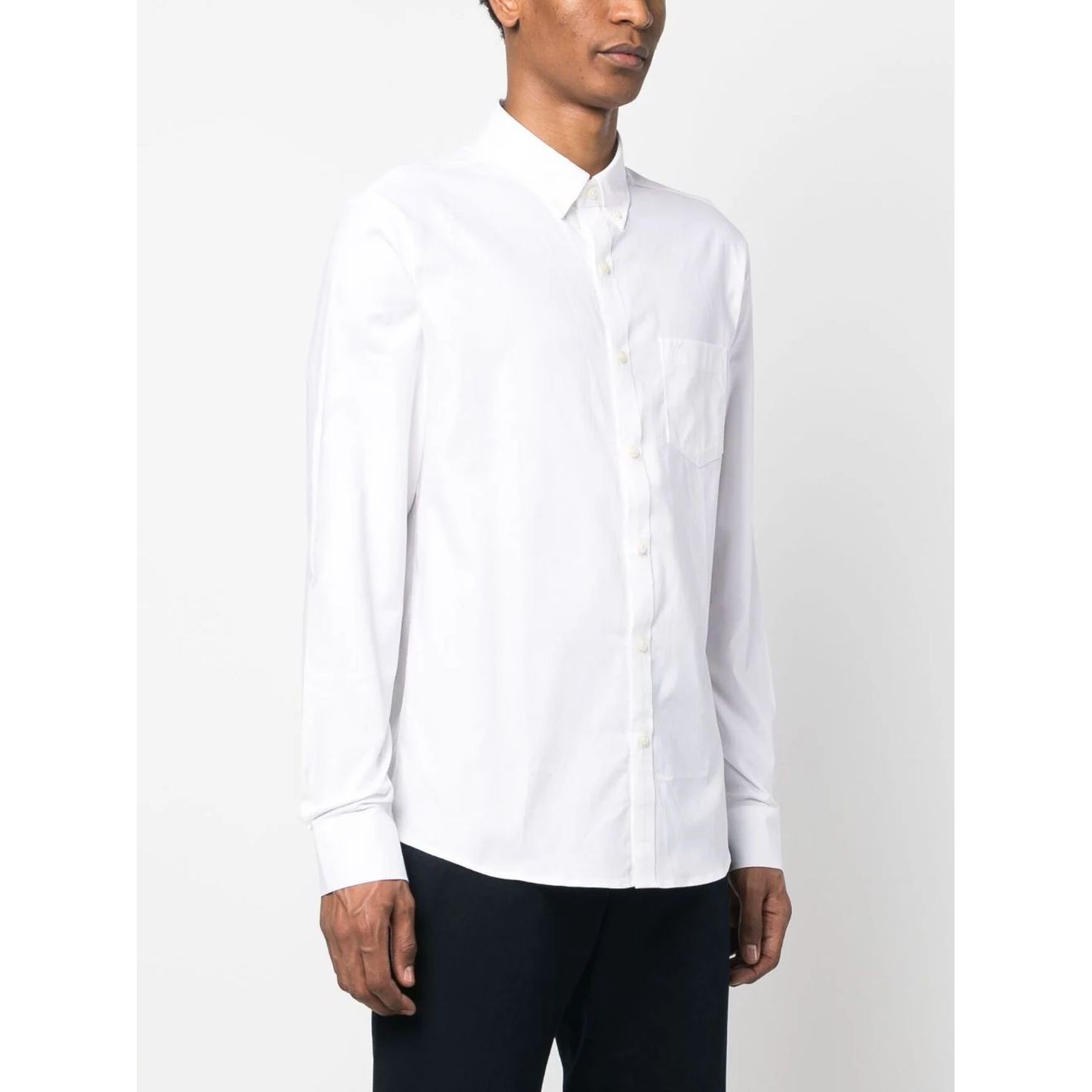 MICHAEL KORS Marškiniai ilgomis rankovėmis vyrams, Balta, Ls slim oxford shirt 2