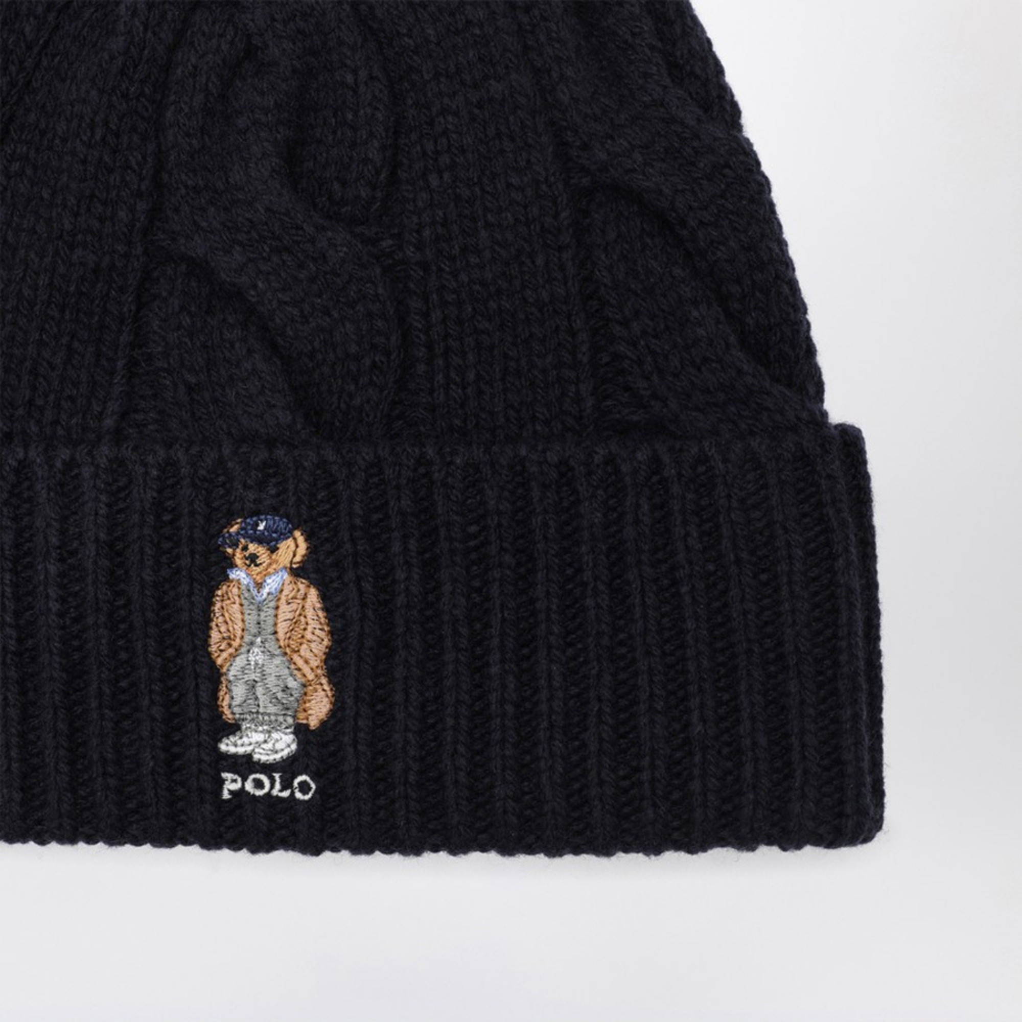 POLO RALPH LAUREN Skrybėlė moterims, Mėlyna, Fall bear ht hat 3
