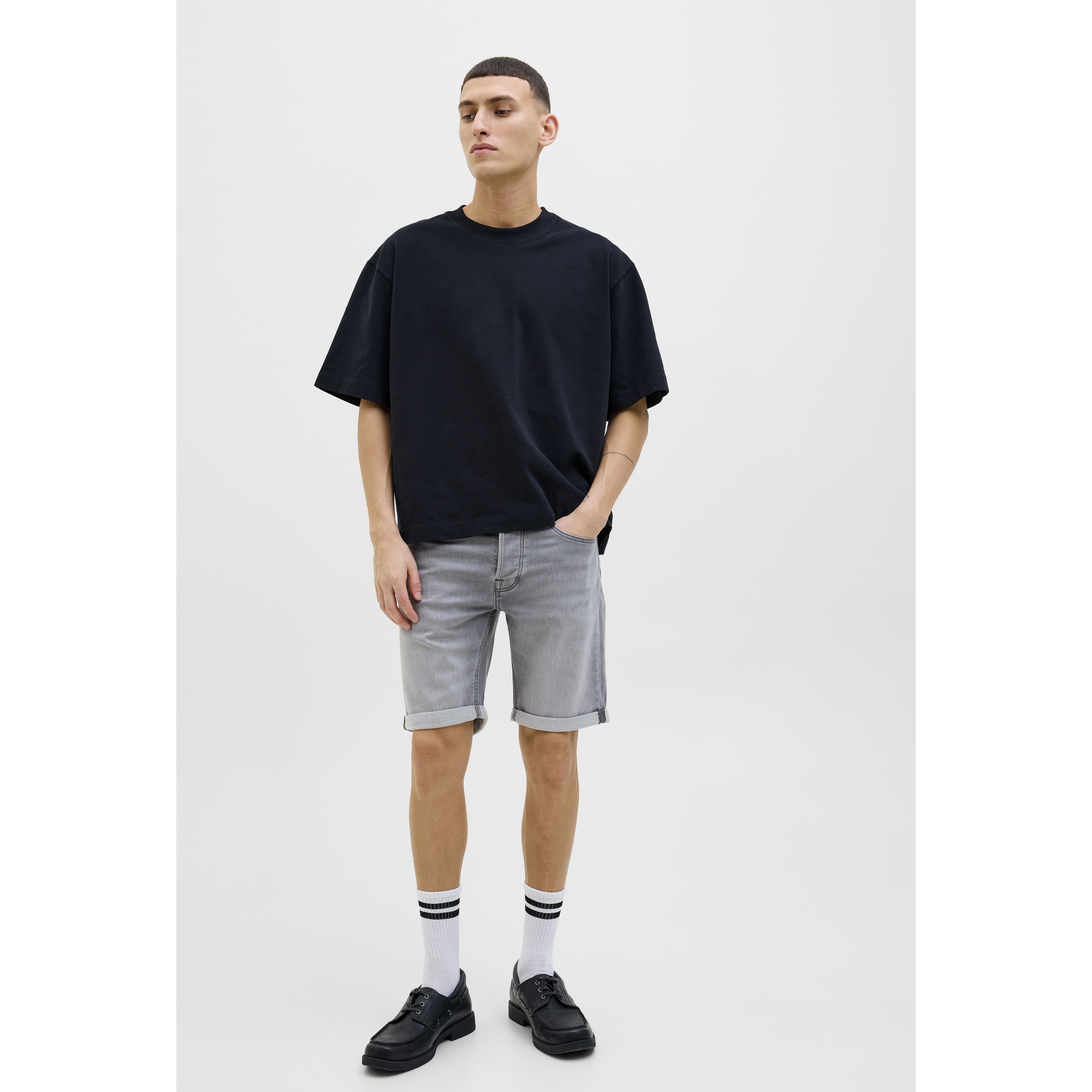 JACK & JONES Šortai vyrams, Gray, Rick shorts 7