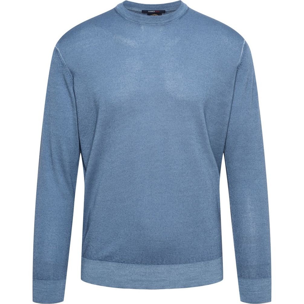PAUL&SHARK Megztinis vyrams, Mėlyna, men's knitted roundneck 1