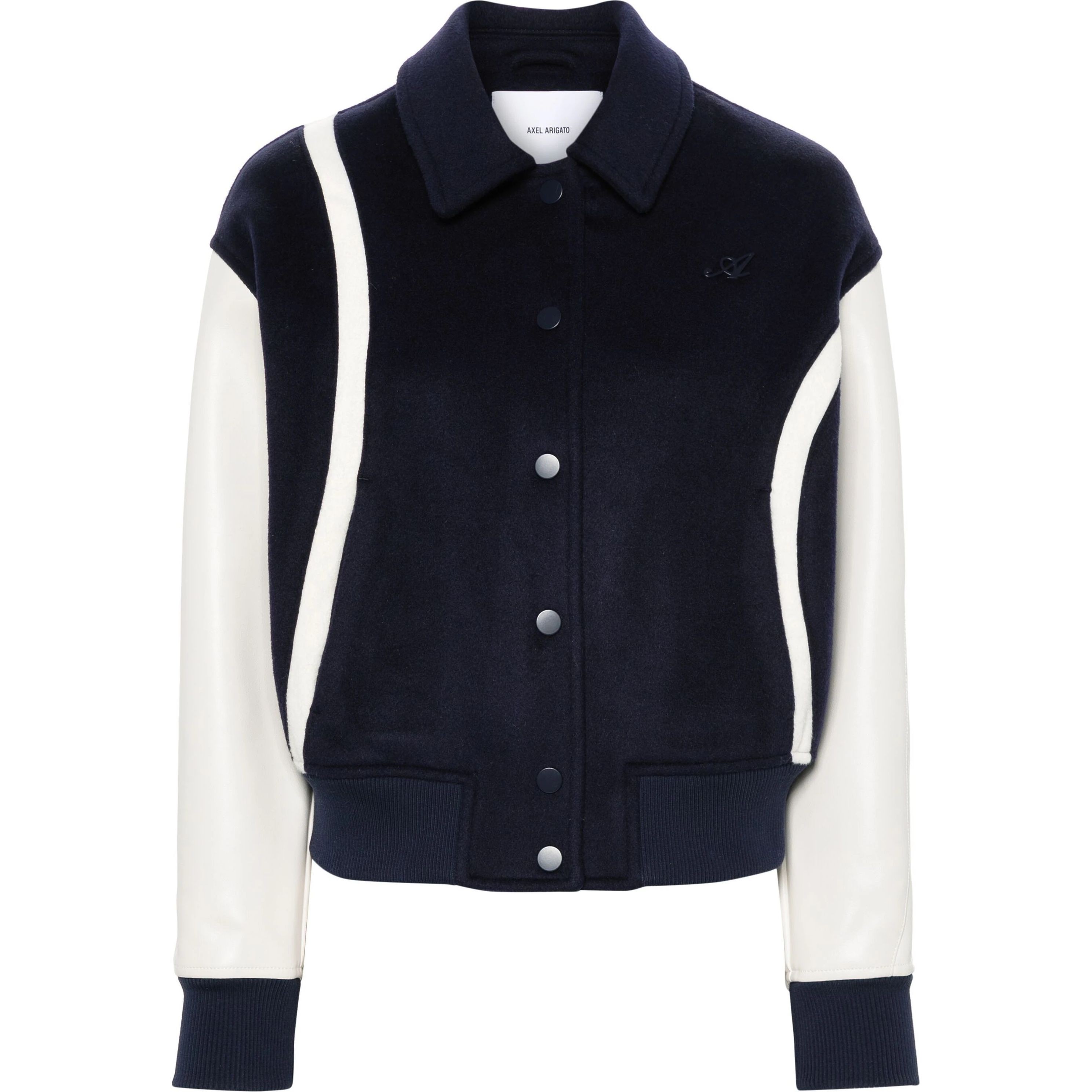 AXEL ARIGATO Lengva striukė moterims, Mėlyna, Bay varsity jacket