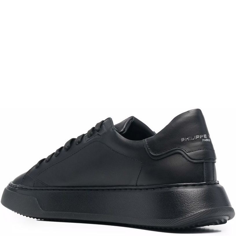 PHILIPPE MODEL Sportiniai bateliai vyrams, Juoda, Temple low man sneaker 3
