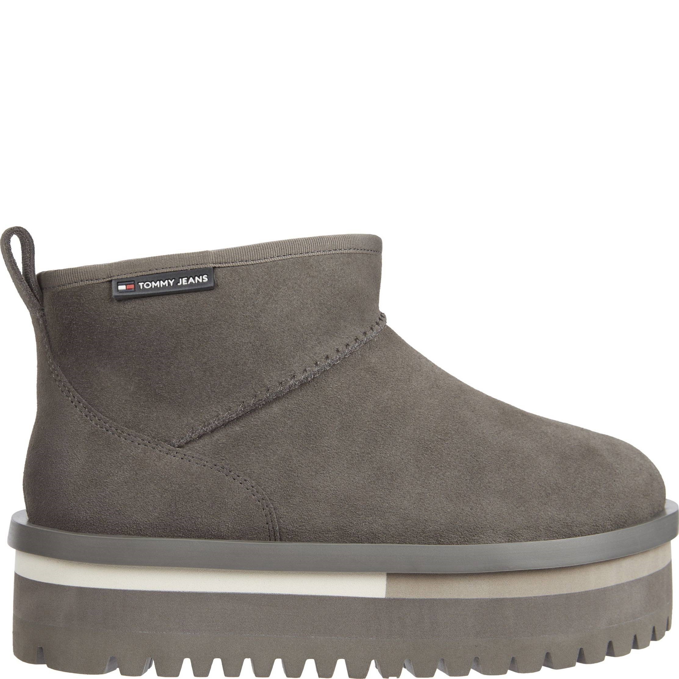 TOMMY JEANS Pašiltinti aulinukai moterims, Pilka, Flatform boot 2