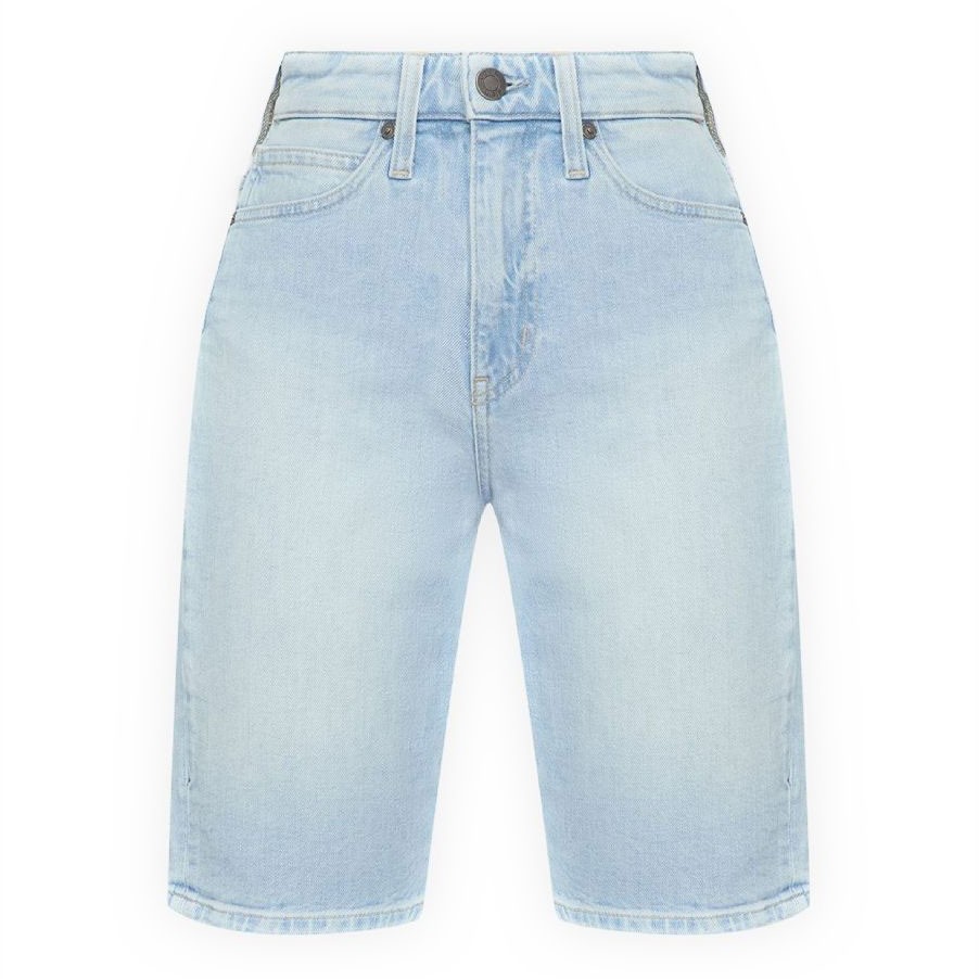CALVIN KLEIN Šortai moterims, Mėlyna, Denim shorts 1