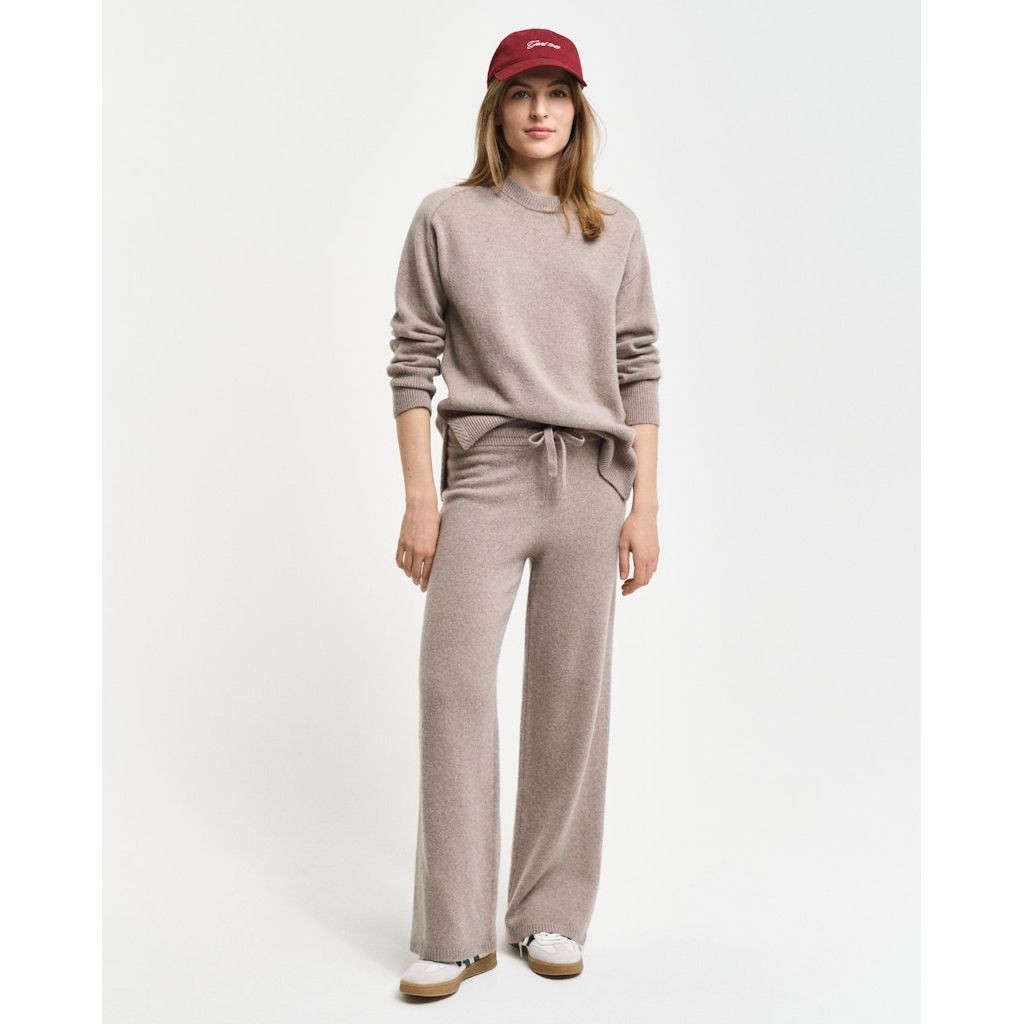 GANT Megztos kelnės moterims, Pilka, Wool knitted pants 2