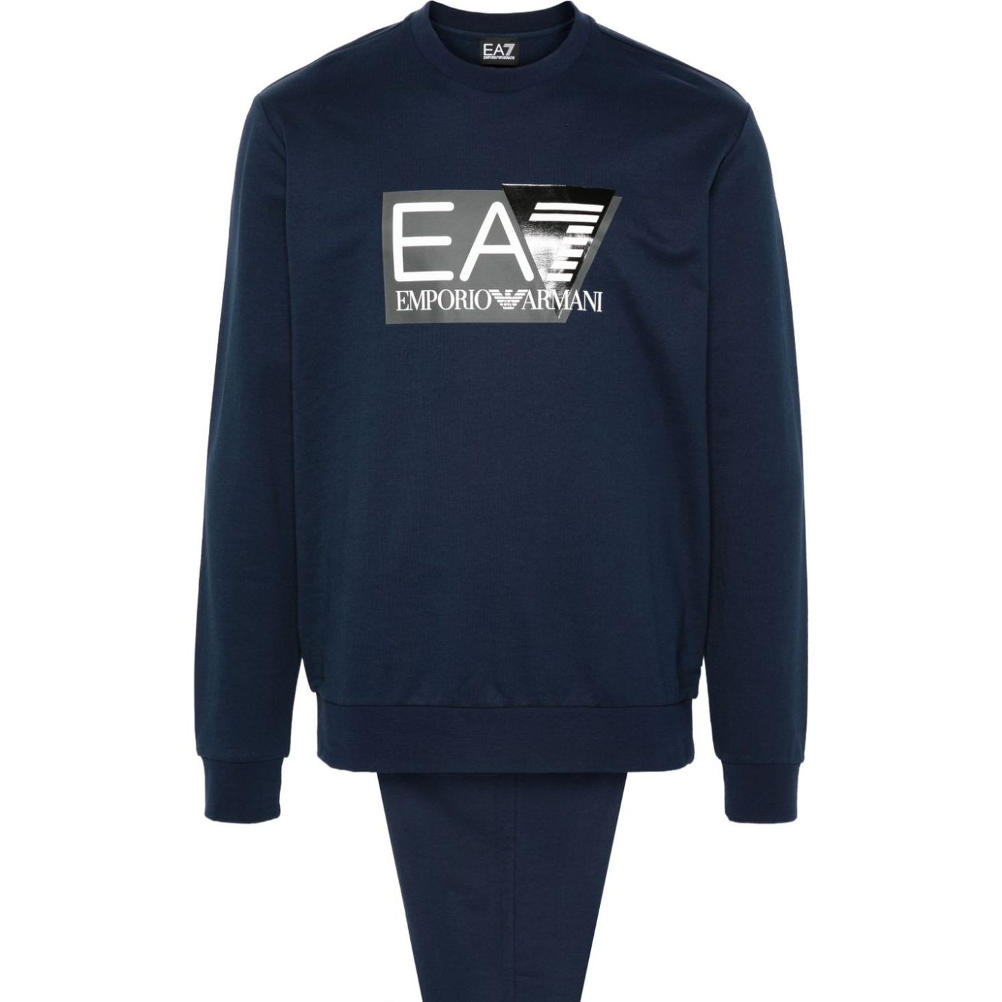 EA7 Sportinis kostiumas vyrams, Mėlyna, Logo-print tracksuit