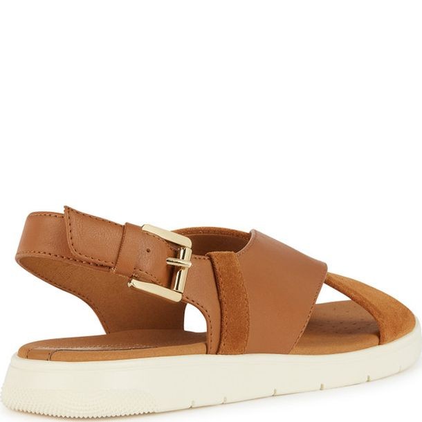 GEOX Basutės moterims, Ruda, Dandra sandals 4