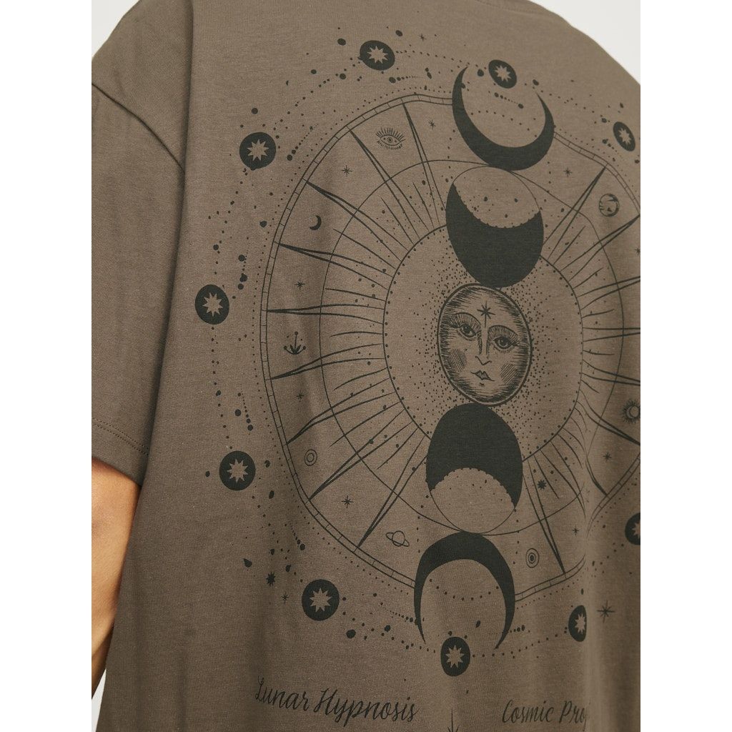 JACK & JONES Marškinėliai vyrams, Ruda, Mystic tee 5