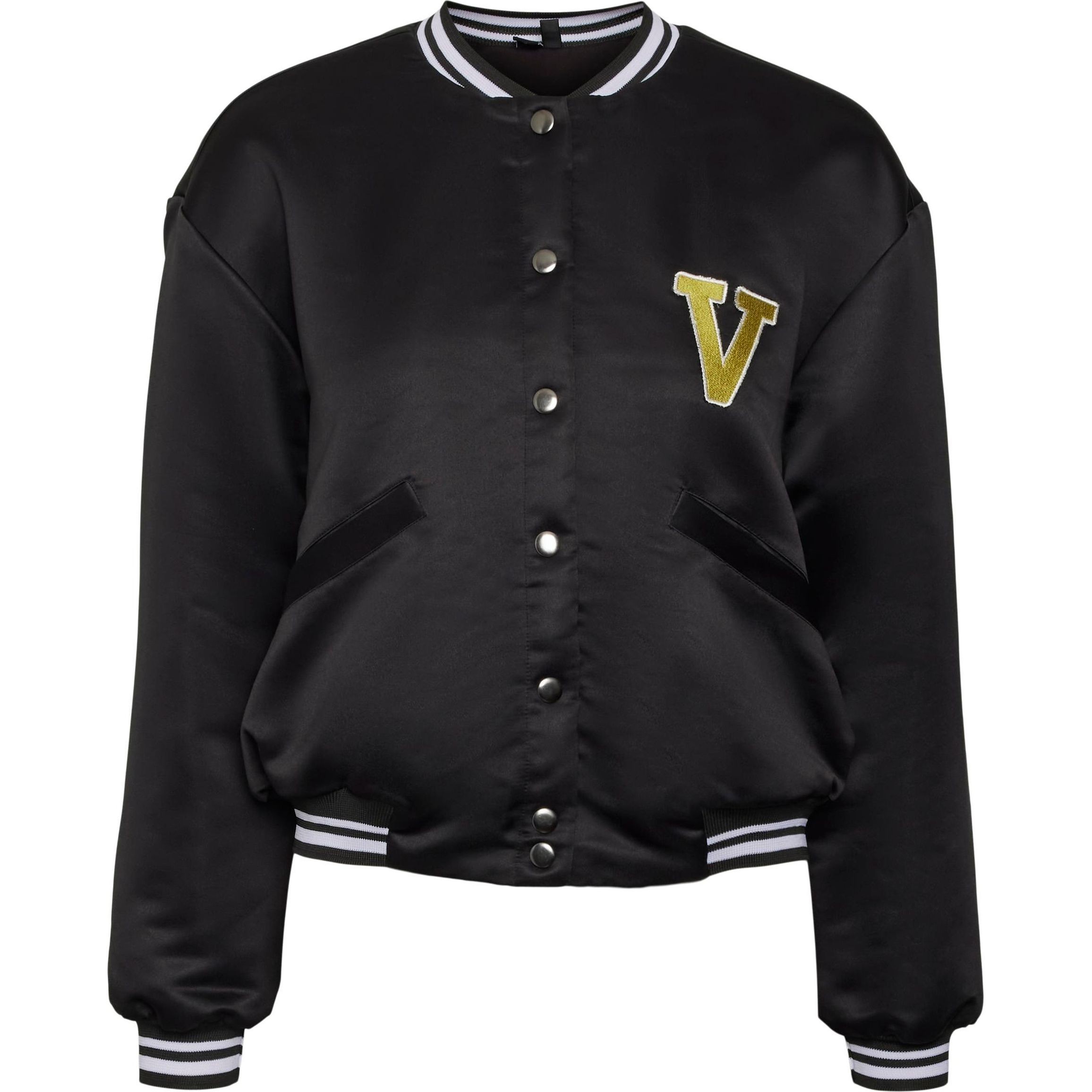 VERO MODA Bleiserid moterims, Must, VMCAJA L/S BOMBER FD21 PY 1