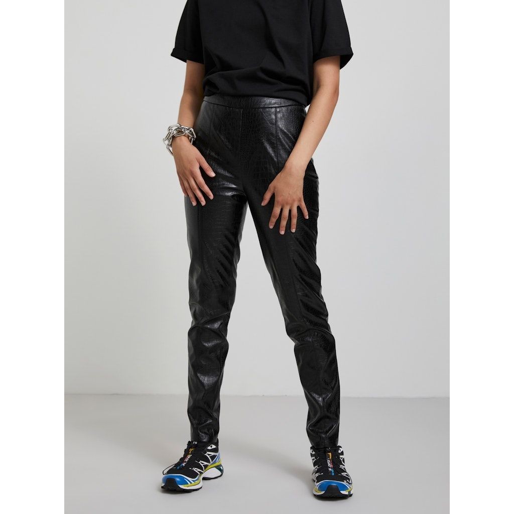 PIECES Megztinis moterims, Juoda, PCEMEVIA HW ANKLE PA 3