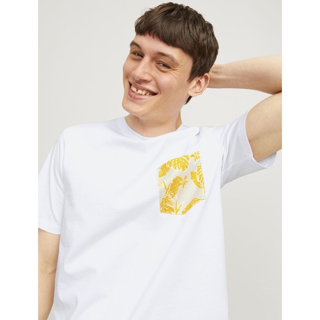 JACK & JONES Marškinėliai vyrams, Balta, Joraruba t-shirts 7