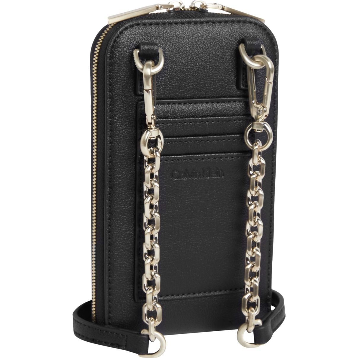 CALVIN KLEIN Telefono, plančetės dėklas moterims, Juoda, Re-lo phone crossbody 2