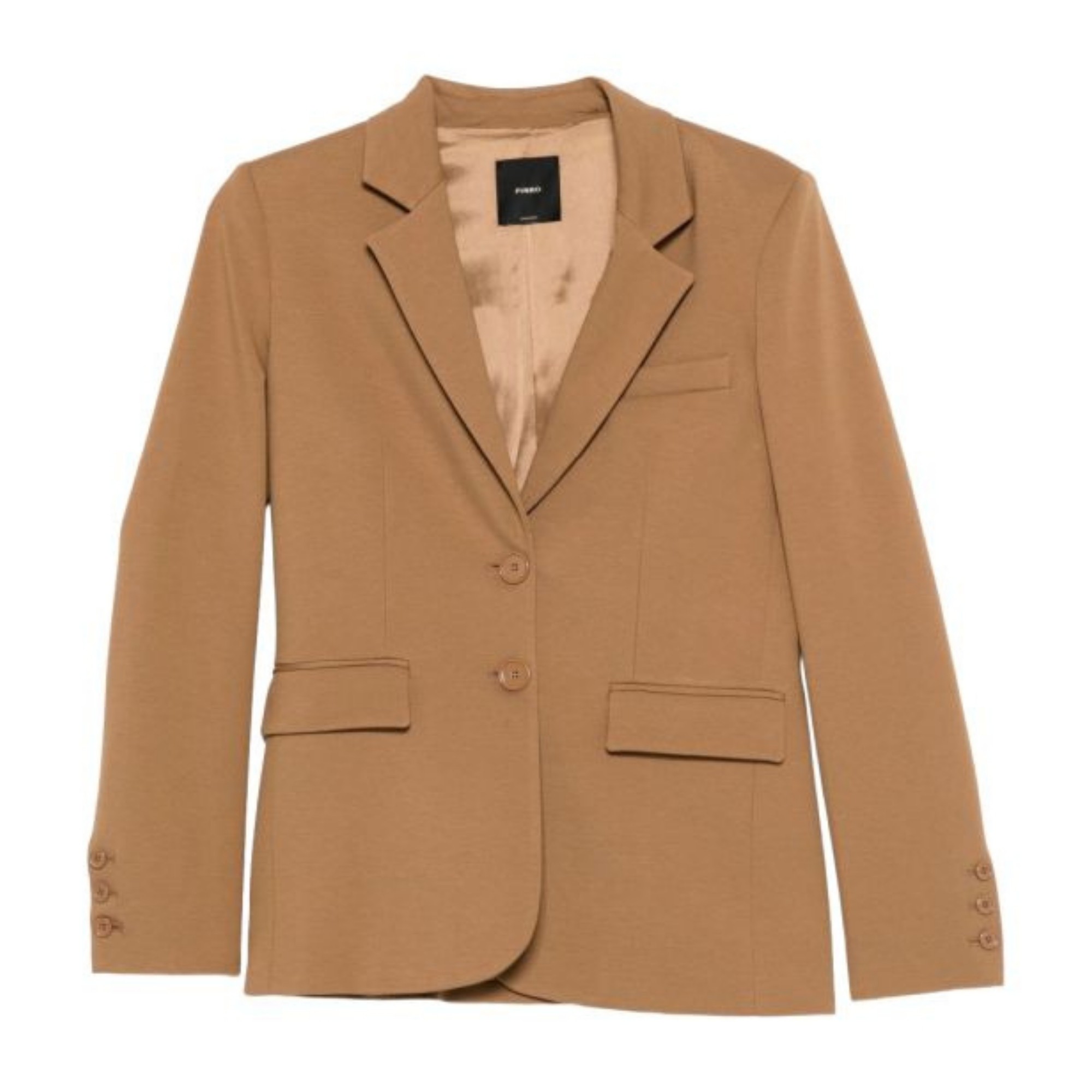PINKO Švarkas moterims, Smėlio, Ruota jacket 1