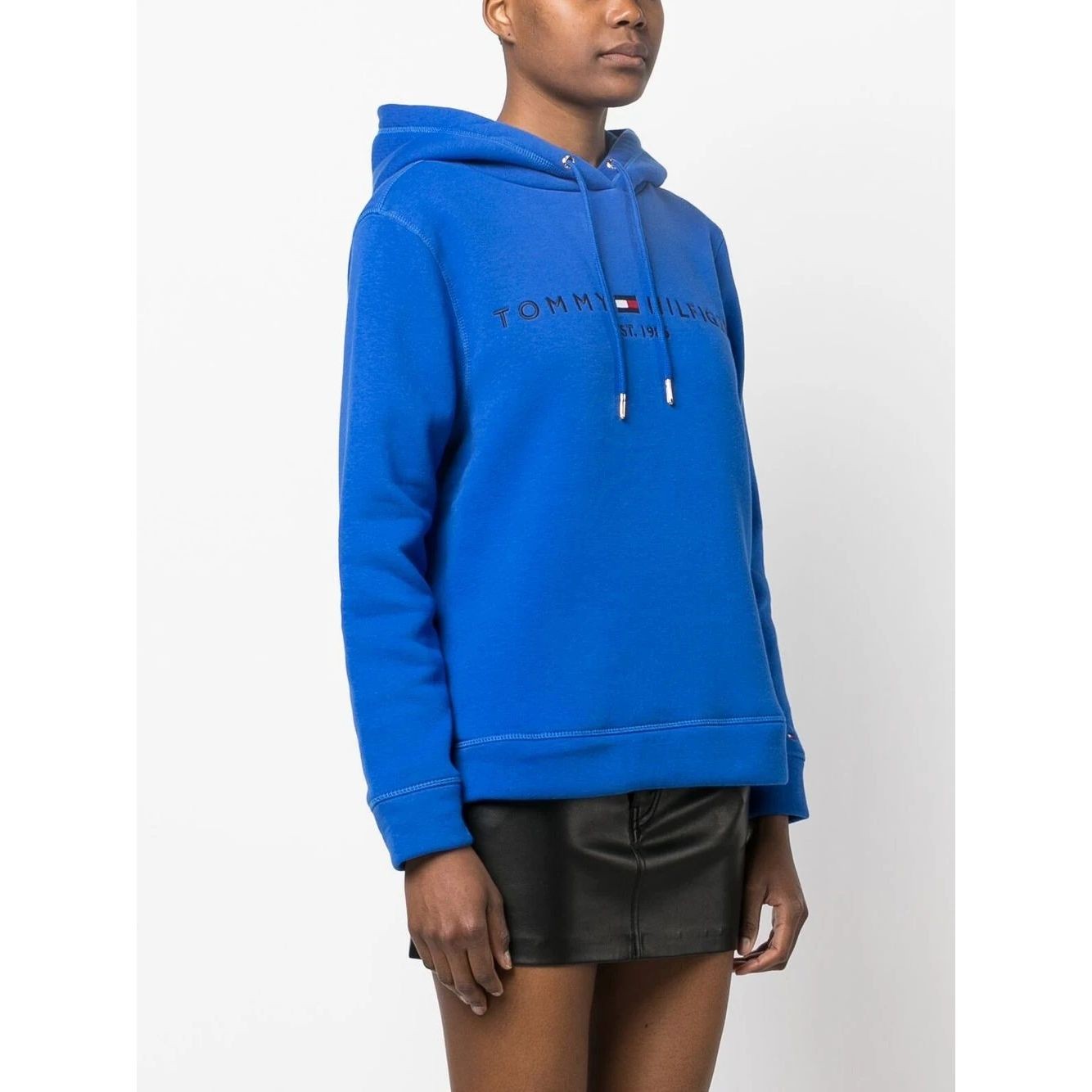 TOMMY HILFIGER Džemperis moterims, Mėlyna, Regular hilfiger hoodie 3