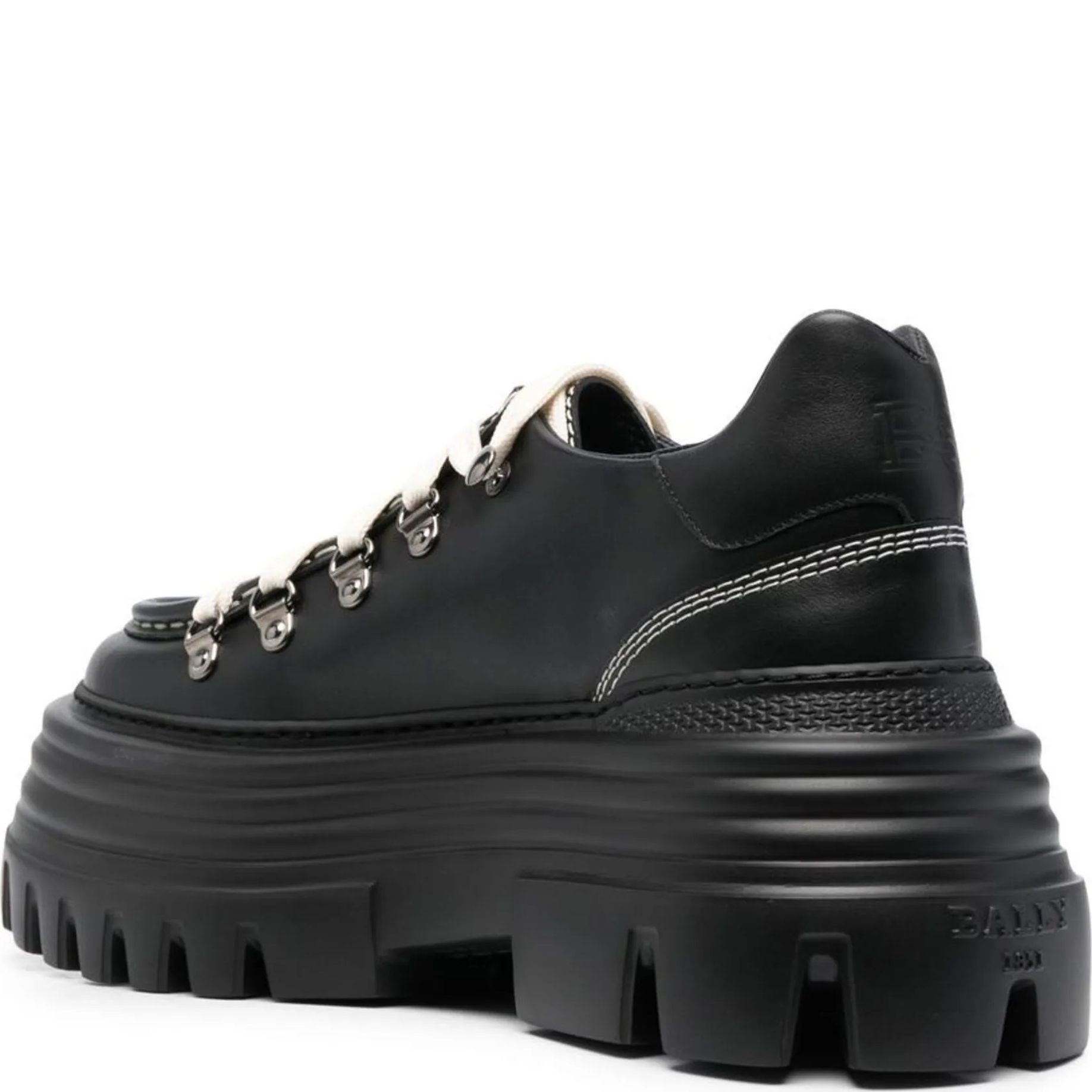 BALLY Loaferiai moterims, Juoda, Glody bovine plain loafers 3