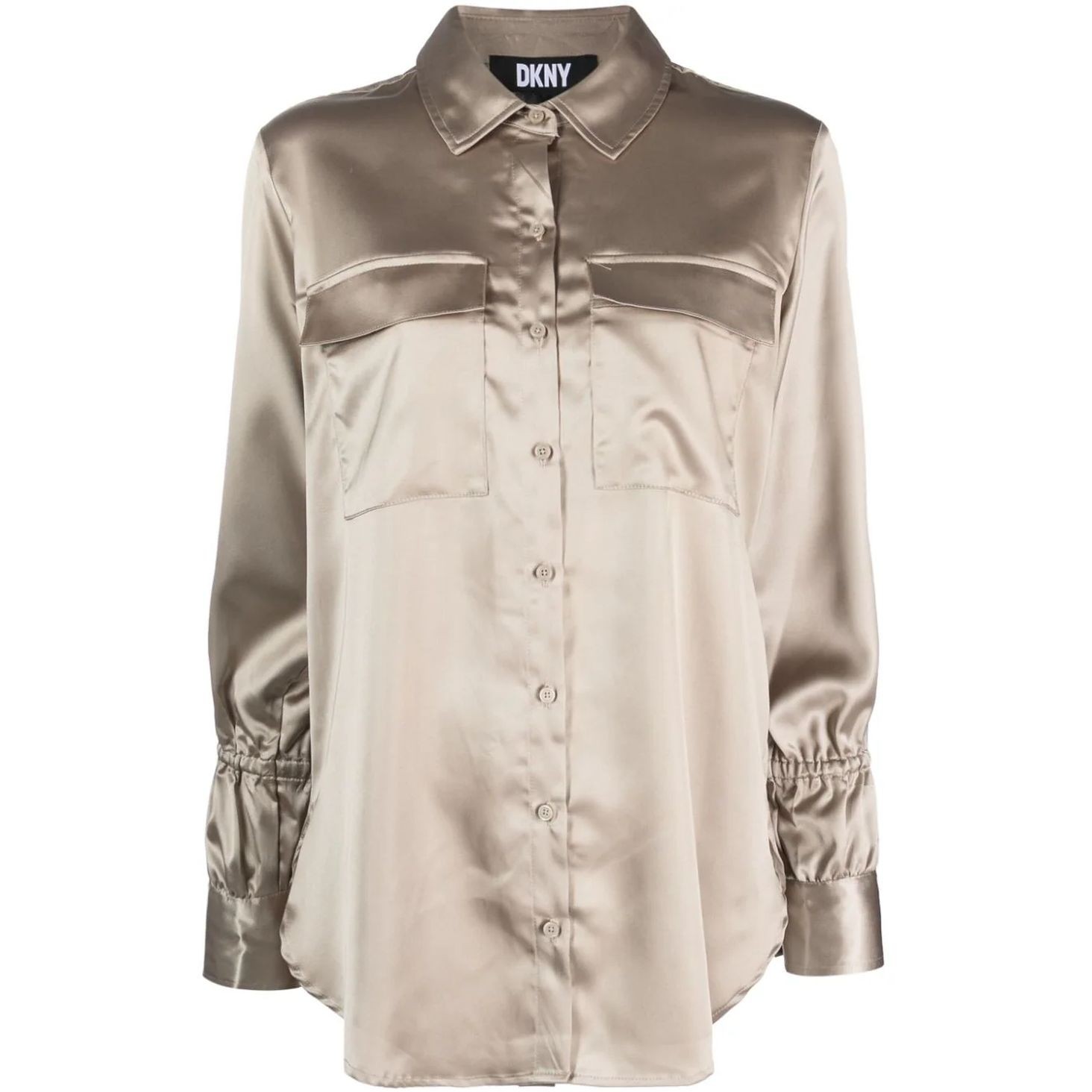 DKNY Palaidinės moterims, Pilka, L/s 2 pocket shirt 1
