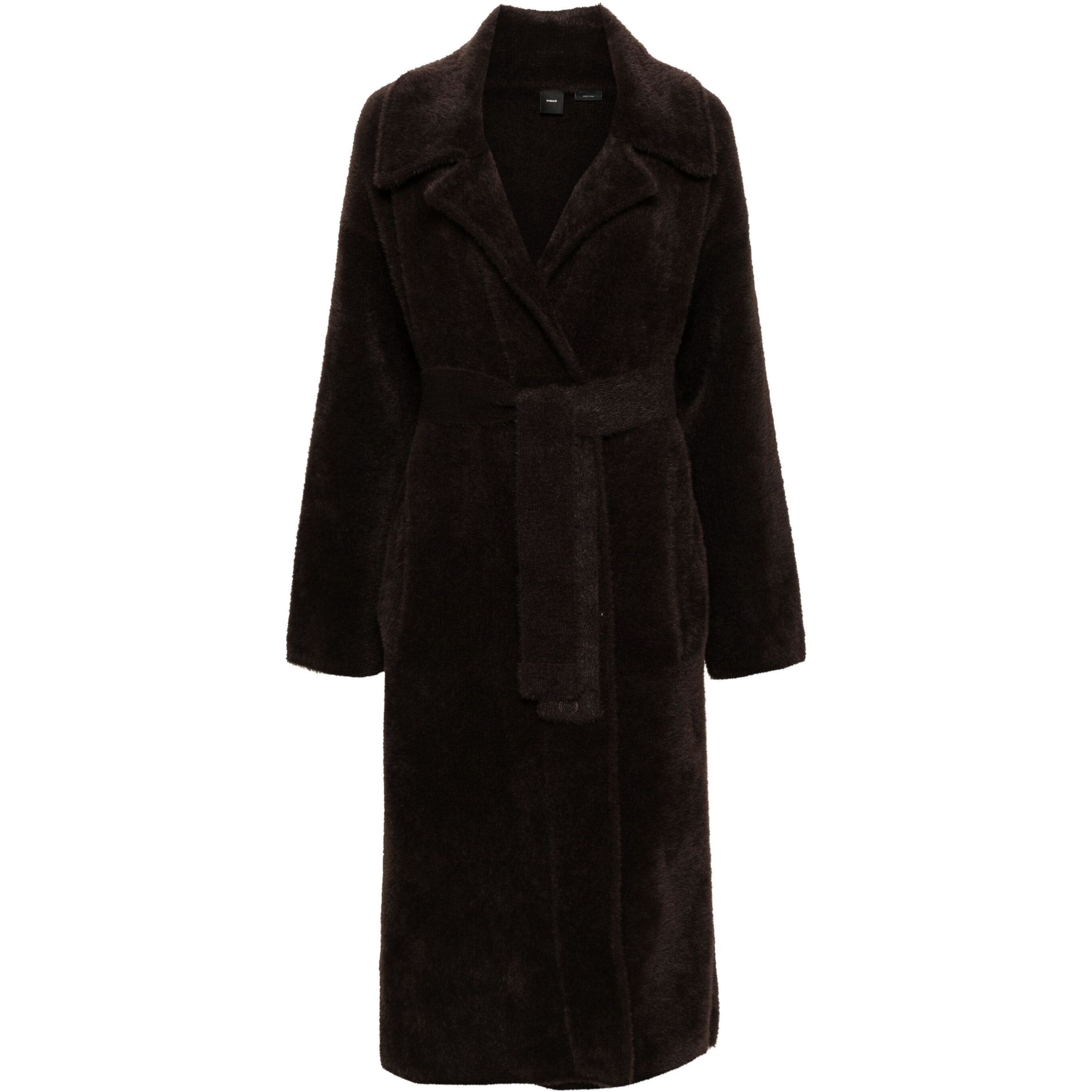 PINKO Paltas moterims, Juoda, Coat