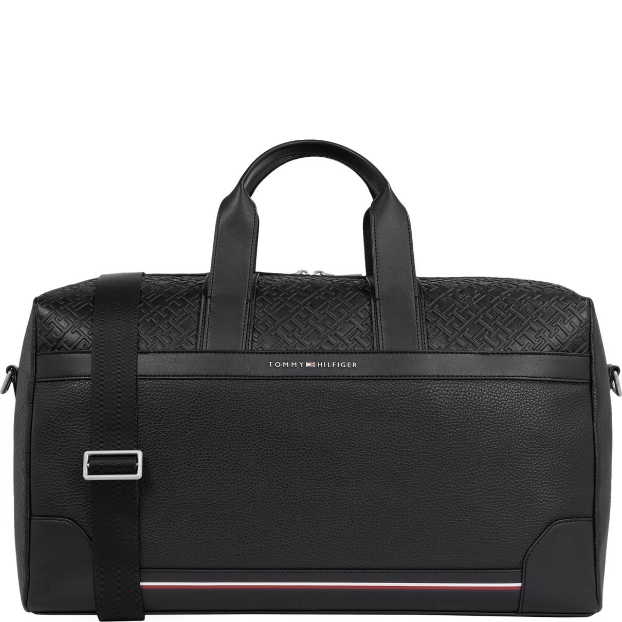 TOMMY HILFIGER Rankinė, krepšys vyrams, Juoda, Central duffle 1