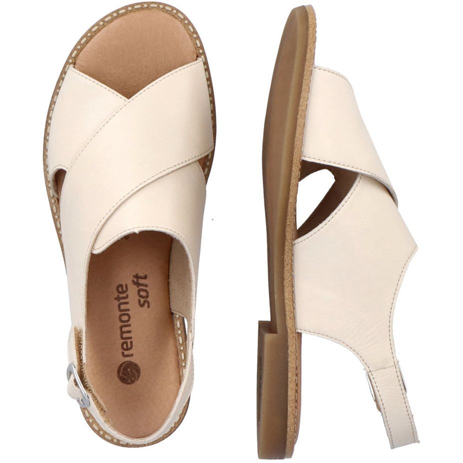 REMONTE Basutės moterims, Smėlio, SANDALS 11