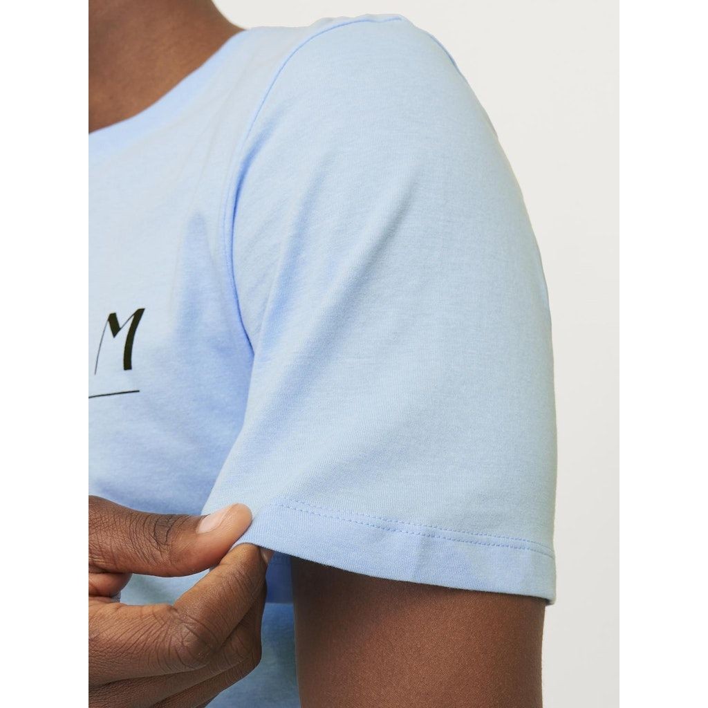 JACK & JONES Marškinėliai vyrams, Mėlyna, JPRSTAR TEE SS CREW 7