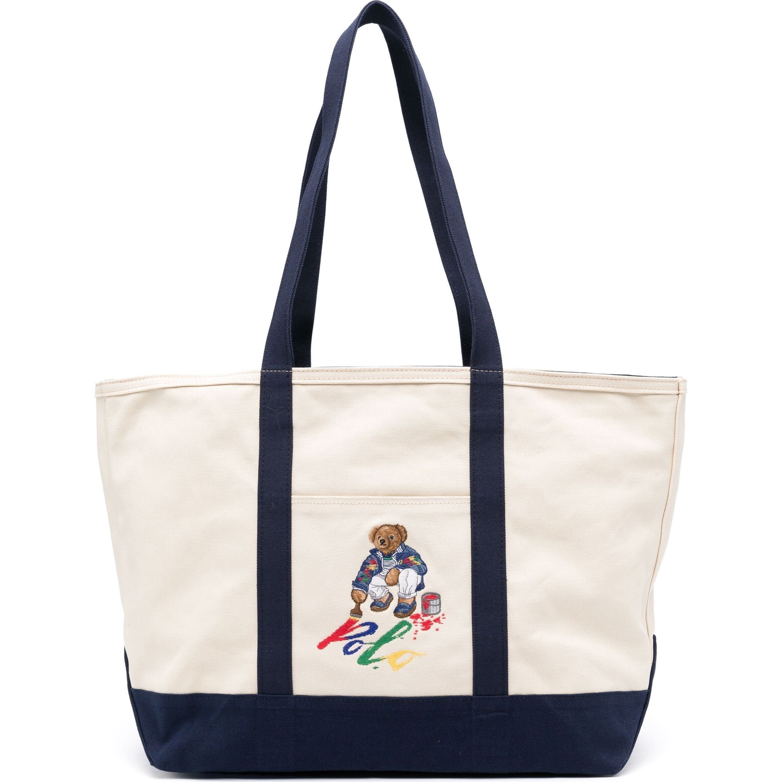 POLO RALPH LAUREN Pirkinių krepšys vyrams, Mėlyna, Tote medium 1