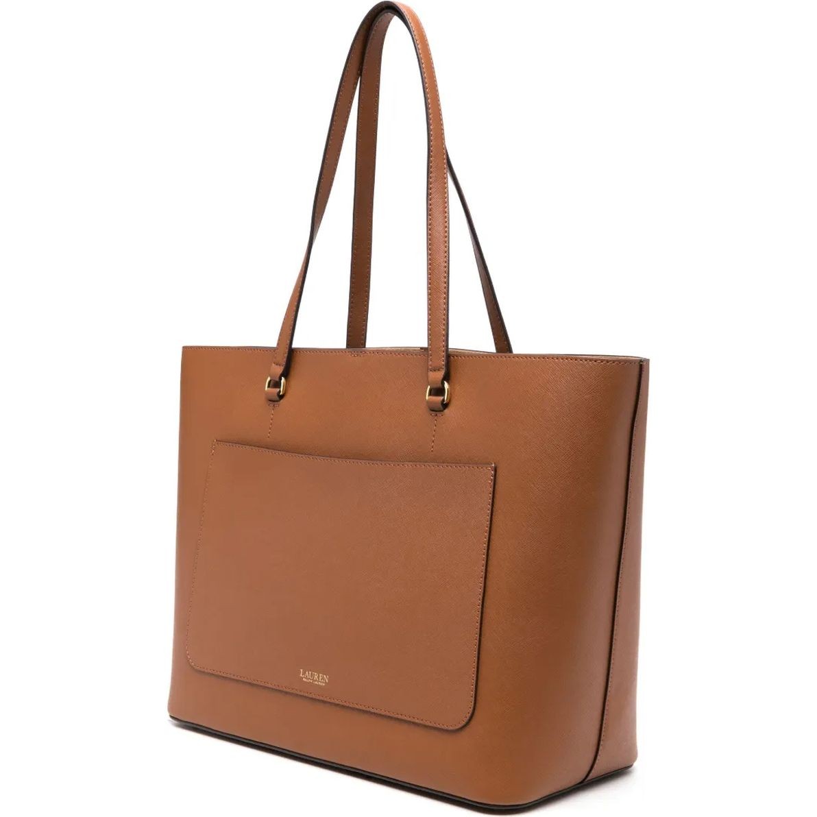 LAUREN RALPH LAUREN Pirkinių krepšys moterims, Ruda, Karly tote bag 2
