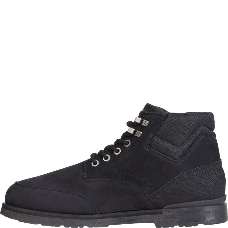 TOMMY HILFIGER Aulinukai vyrams, Juoda, OUTDOOR NUBUMIX BOOT 3