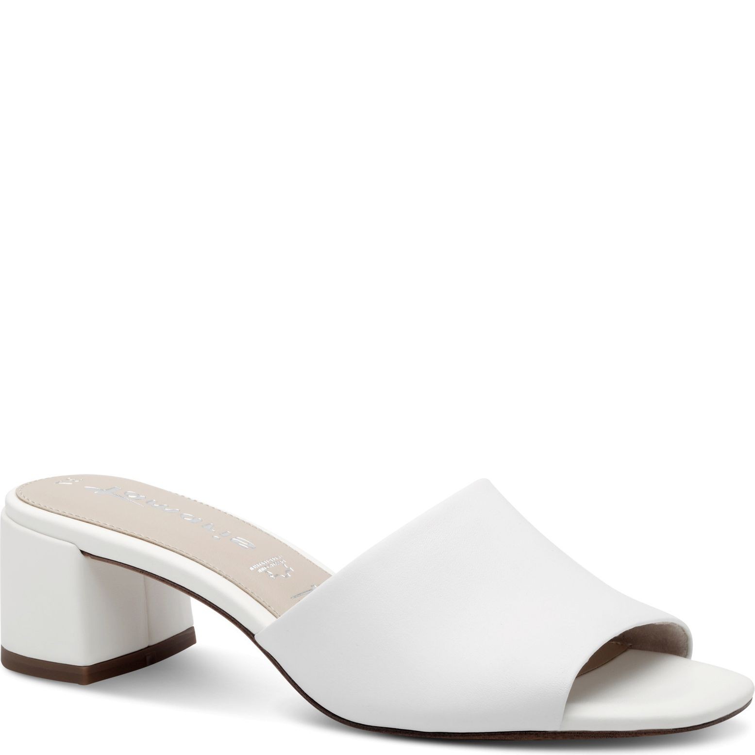 TAMARIS Klumpės moterims, Balta, Mules 1