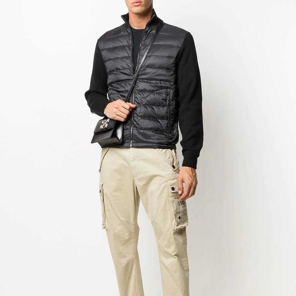 RALPH LAUREN PURPLE Bomberis vyrams, Juoda, Hybrid full zip jacket 2