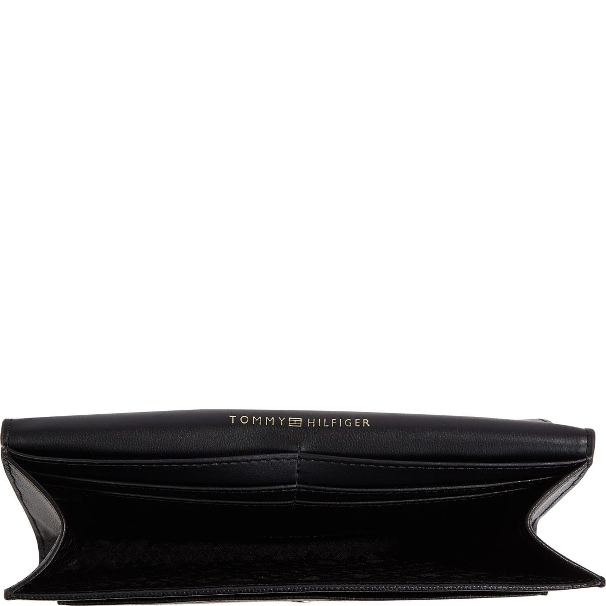 TOMMY HILFIGER Piniginė moterims, Juoda, Timeless large flap wallets 3