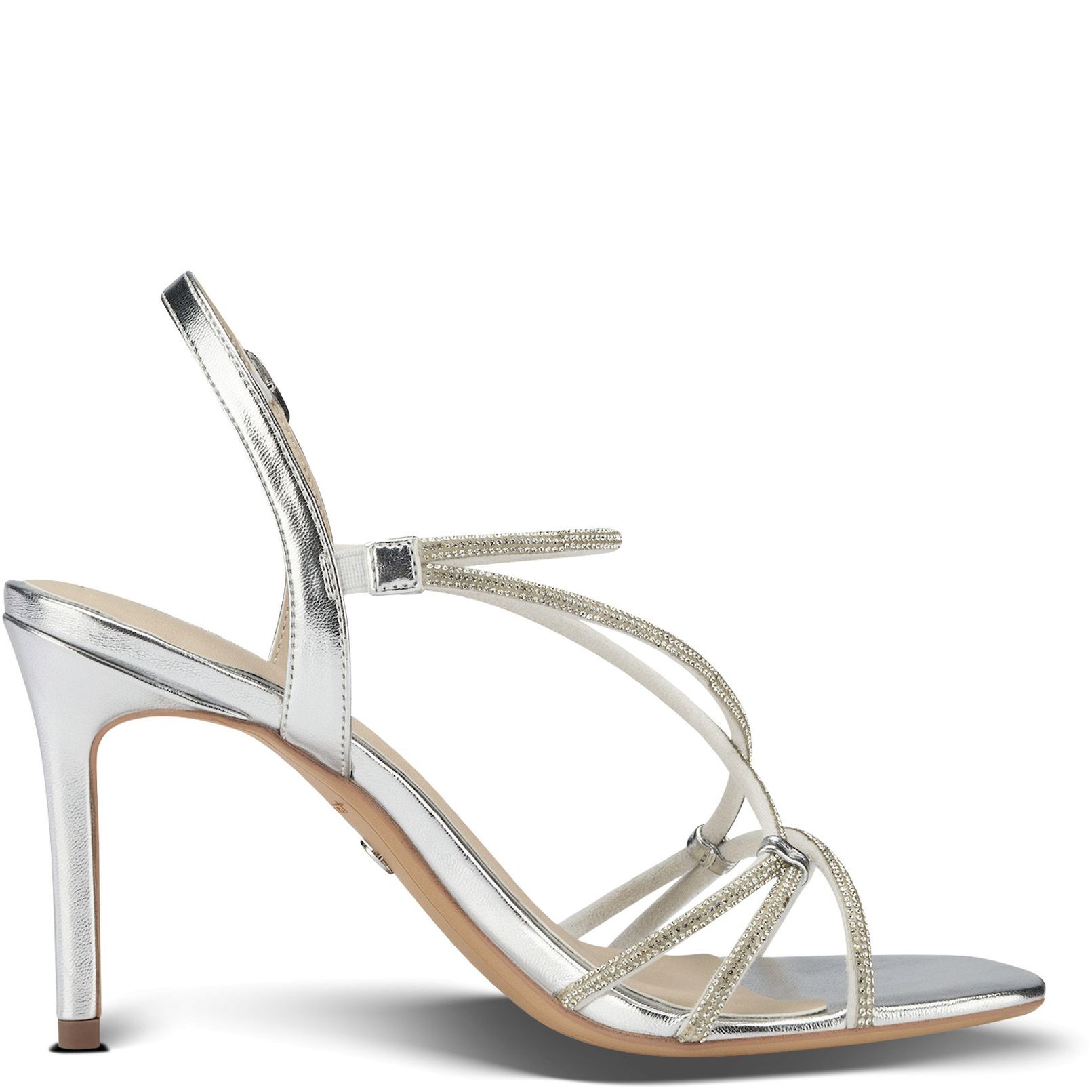 TAMARIS Basutės moterims, Sidabrinė, Sandals 3