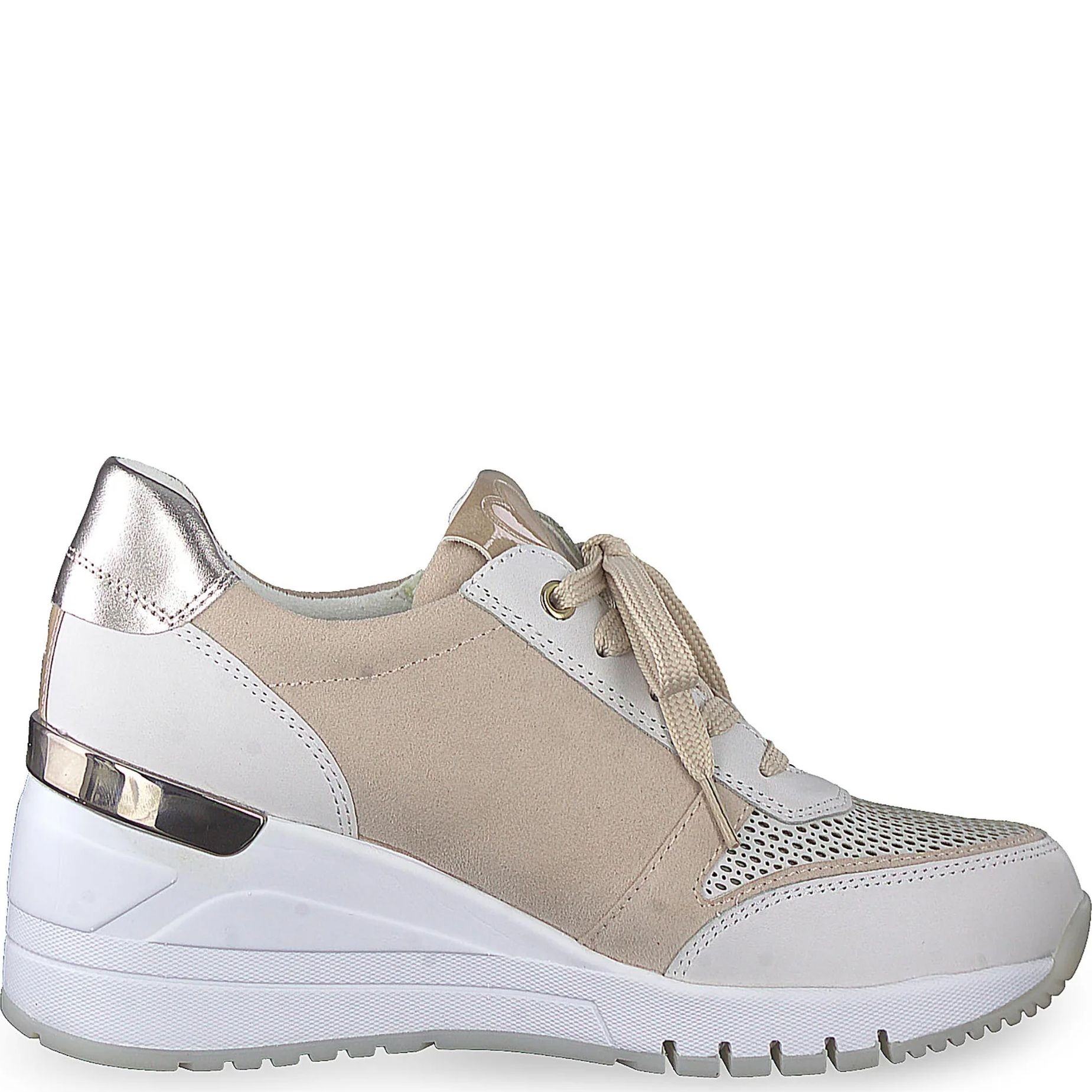 MARCO TOZZI Laisvalaikio bateliai moterims, Smėlio, LEISURE 2