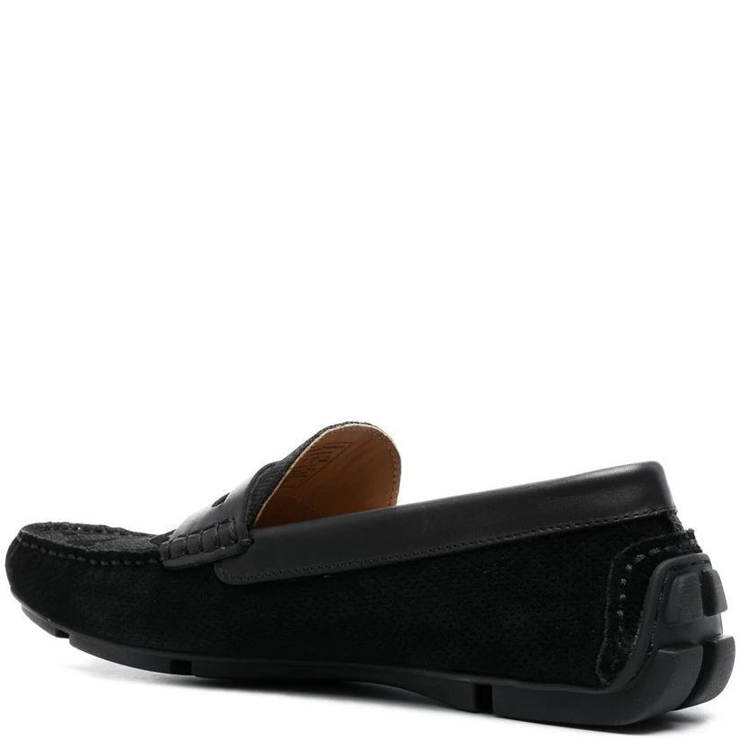 EMPORIO ARMANI Mokasinai vyrams, Juoda, Driver shoe 3