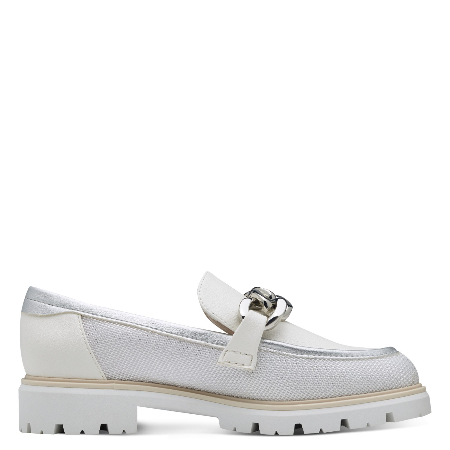 MARCO TOZZI Loaferiai moterims, Balta, Loafers 3