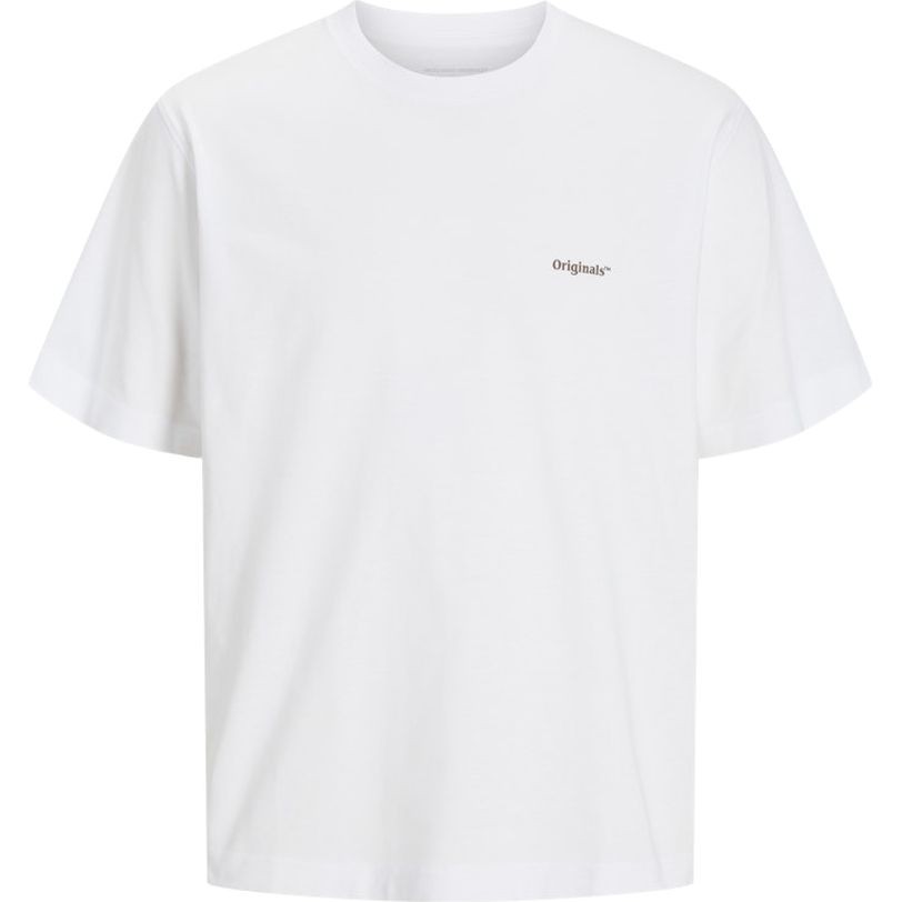 JACK & JONES Marškinėliai vyrams, Balta, Paros easter sketch tee 1