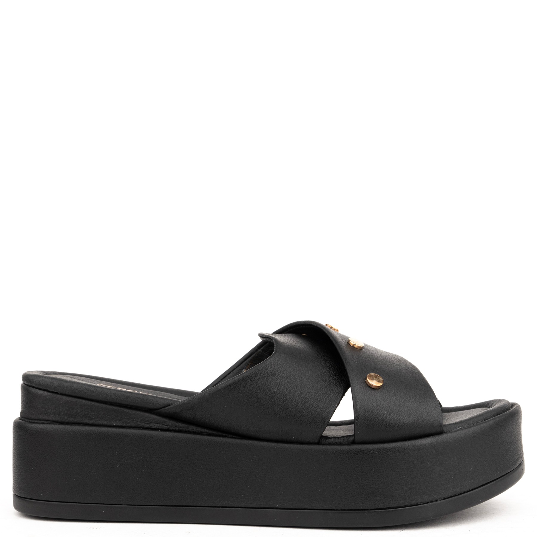 SERGIO MORETTI Klumpės moterims, Juoda, Slippers, SERGIO MORETTI 2