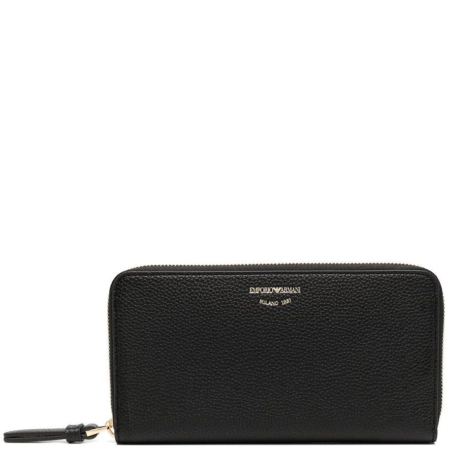 EMPORIO ARMANI Piniginė moterims, Juoda, Wallet 1