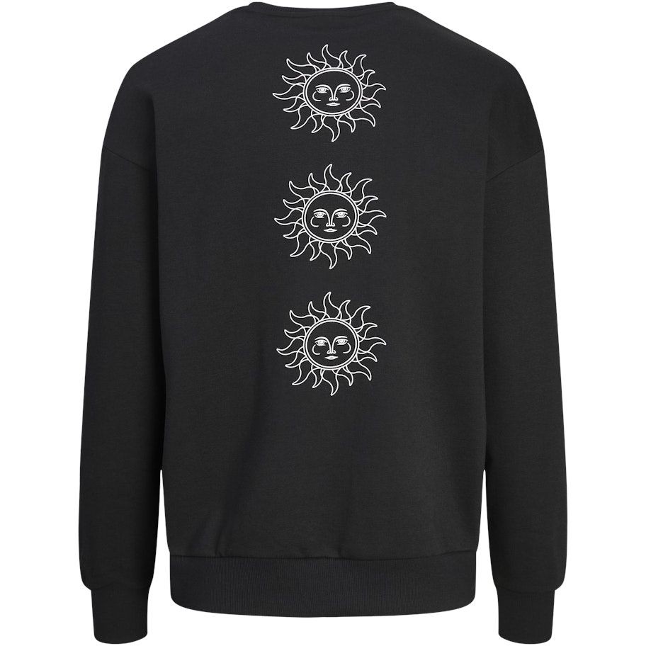 JACK & JONES Megztinis vyrams, Juoda, Mystic sweat crew neck 2