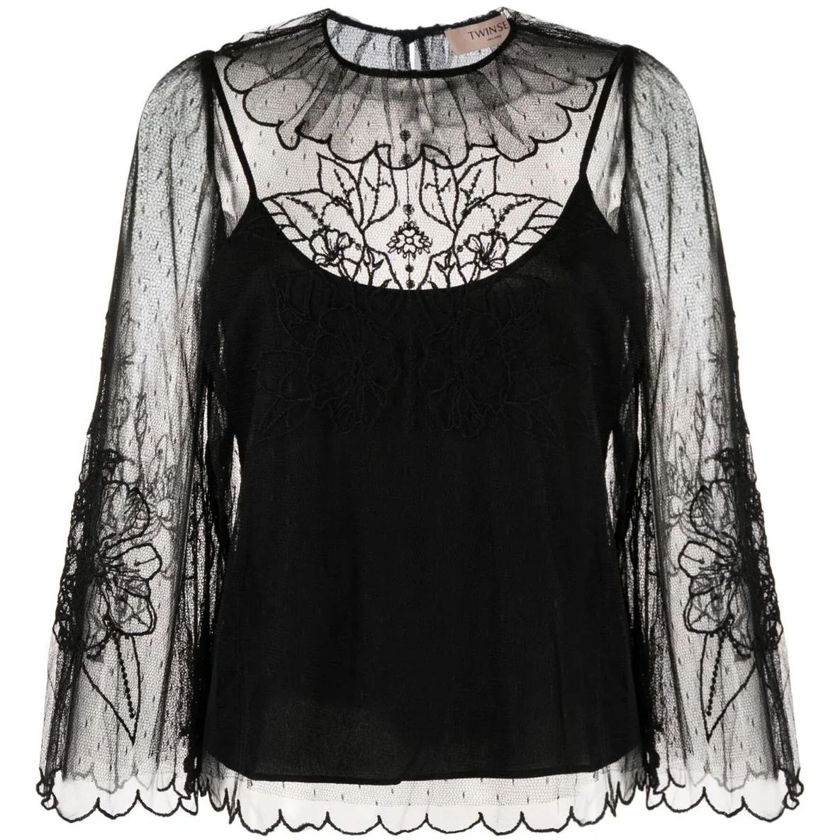 TWINSET Palaidinės moterims, Juoda, BLUSA 1