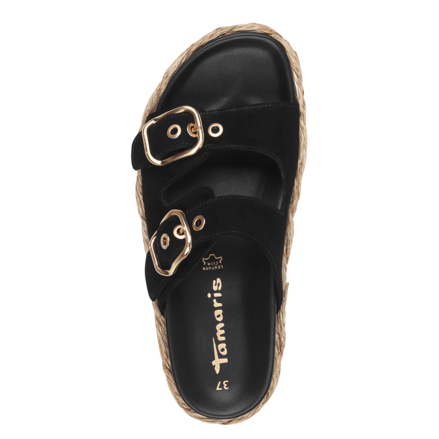 TAMARIS Klumpės moterims, Juoda, mules 5