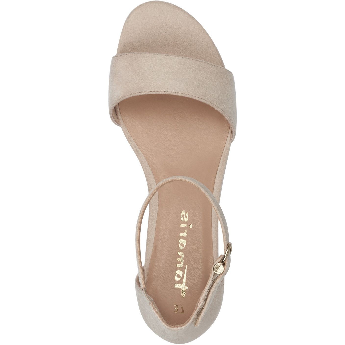 TAMARIS Basutės moterims, Smėlio, SANDALS 5