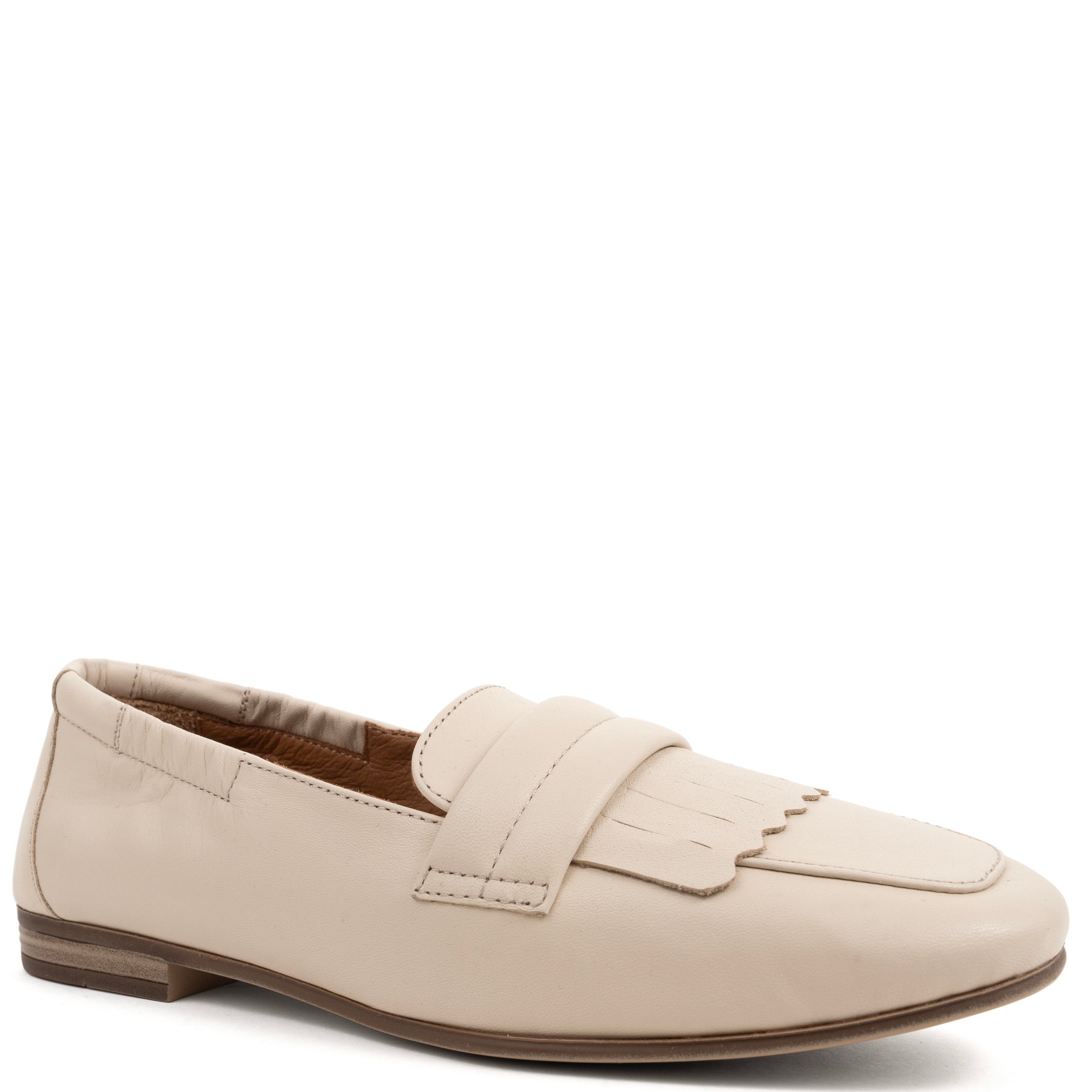 SERGIO MORETTI Mokasinai moterims, Smėlio, Shoes 1