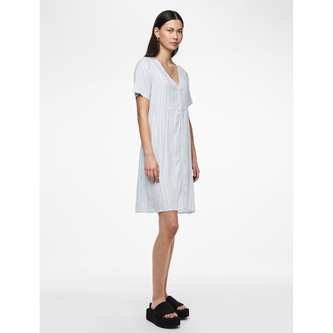 PIECES Mini suknelė moterims, Mėlyna, Pcalvina mini dress 5