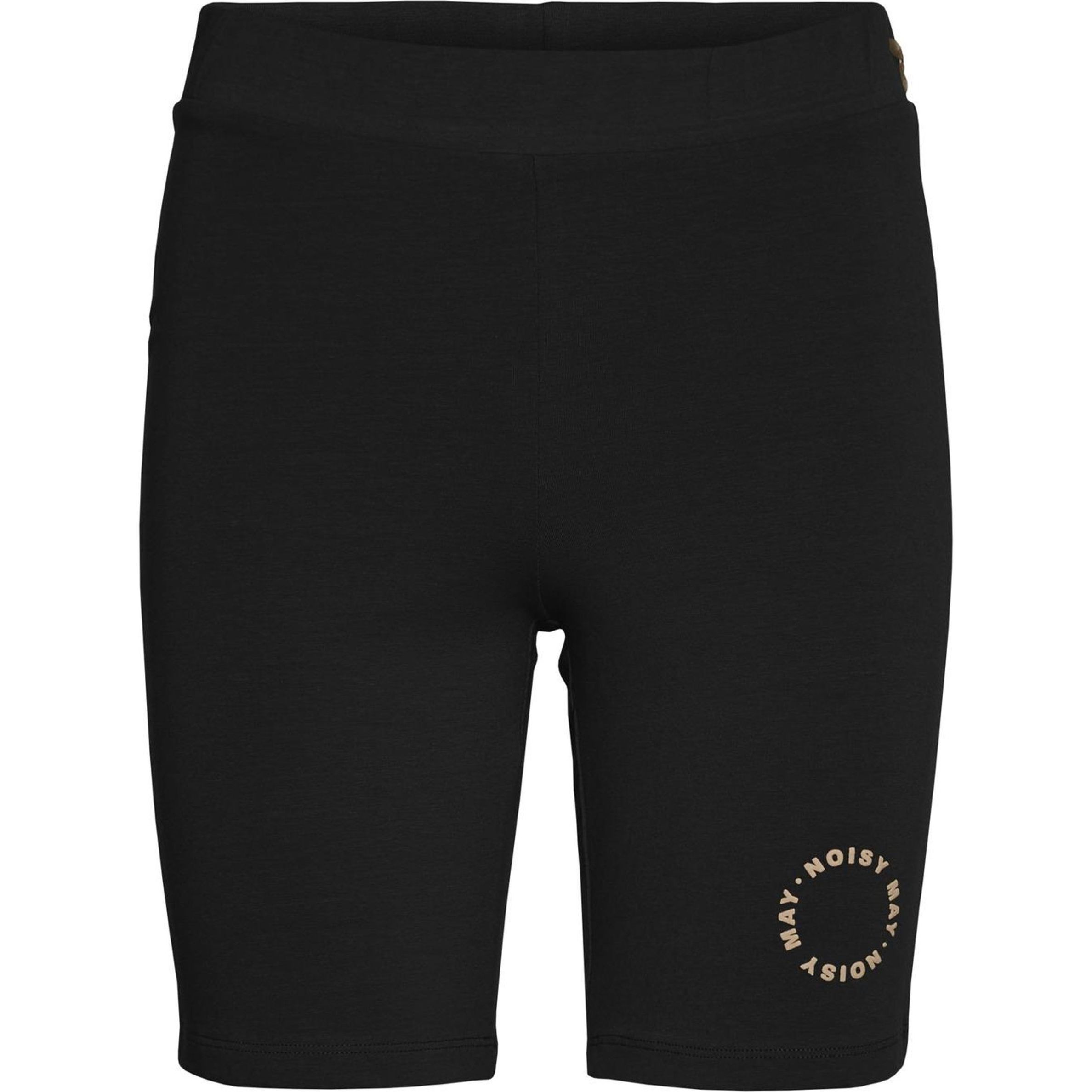 NOISY MAY Šortai moterims, Juoda, NMKERRY HW LOGO SHORT 5