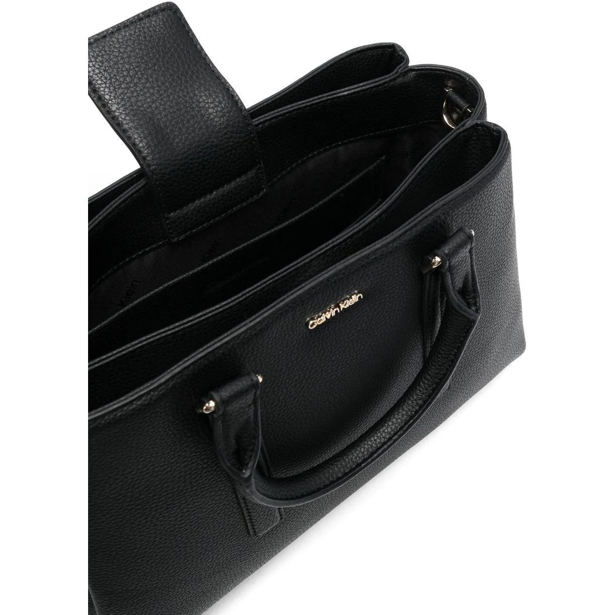 CALVIN KLEIN Rankinė per petį moterims, Juoda, ELEVATED TOTE MD 4