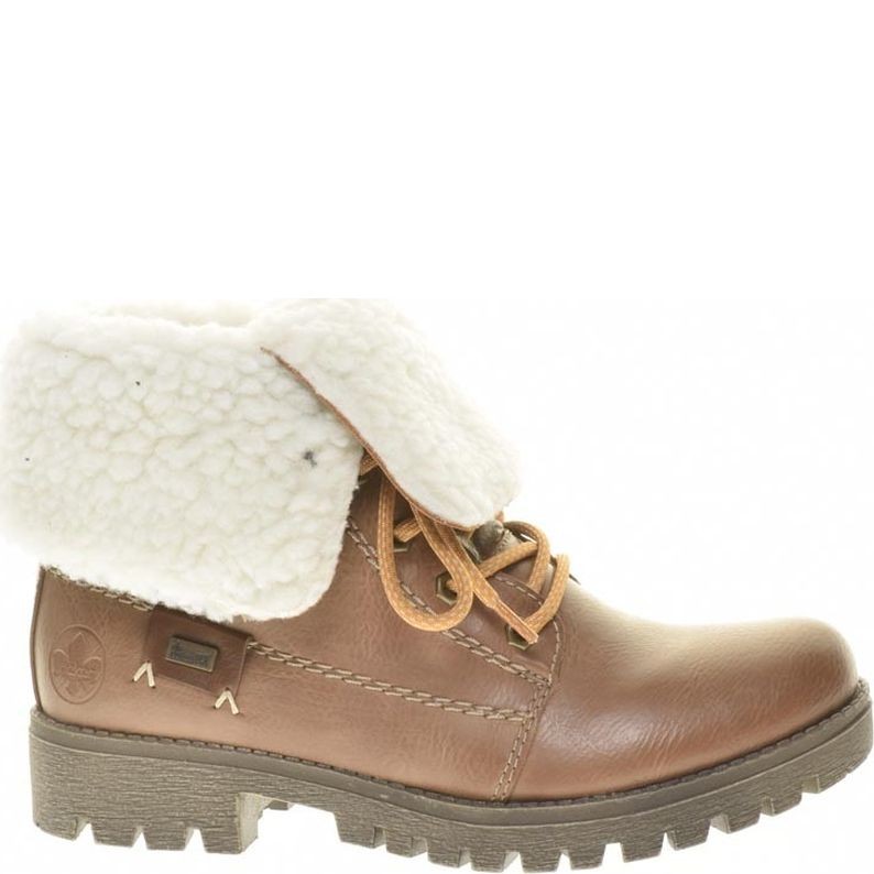 RIEKER Aulinukai moterims, Ruda, BOOTIES 2