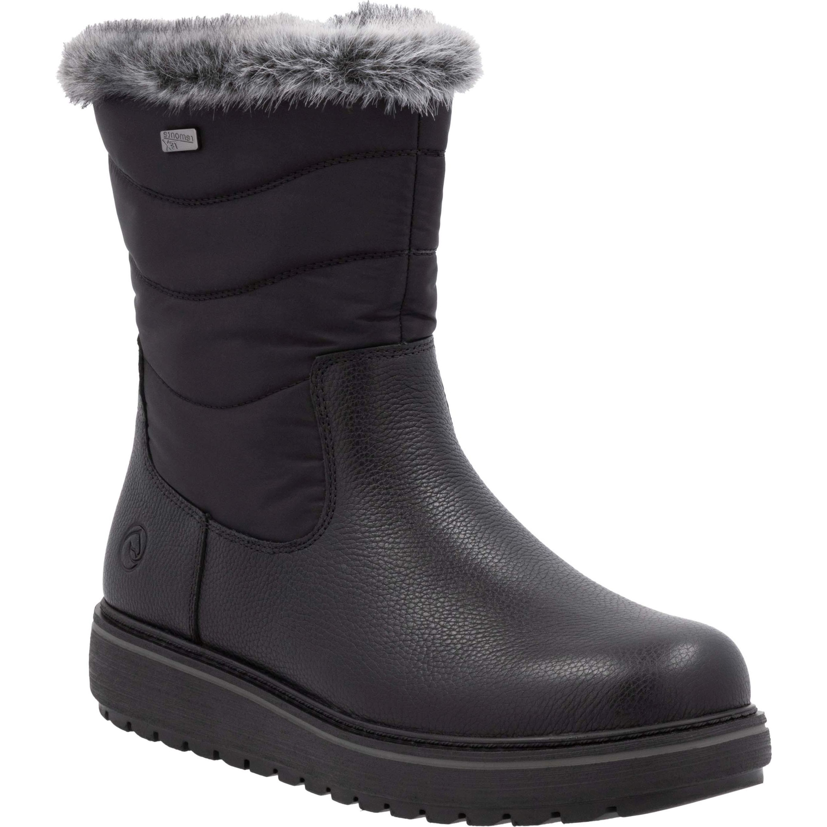 REMONTE Aulinukai moterims, Juoda, Ladies mid height boots 1