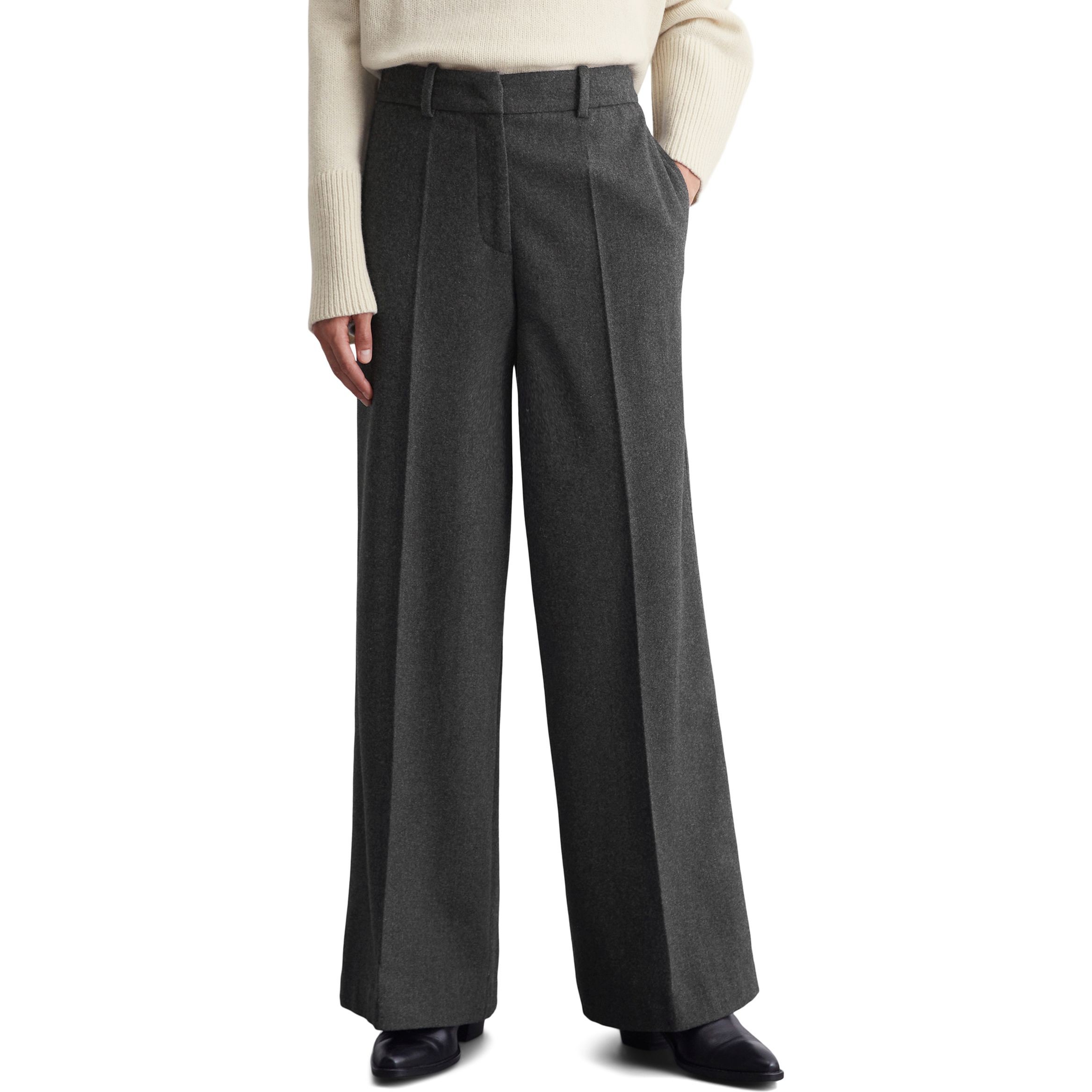 MARC O'POLO Kelnės moterims, Pilka, Pants 409020810427 2