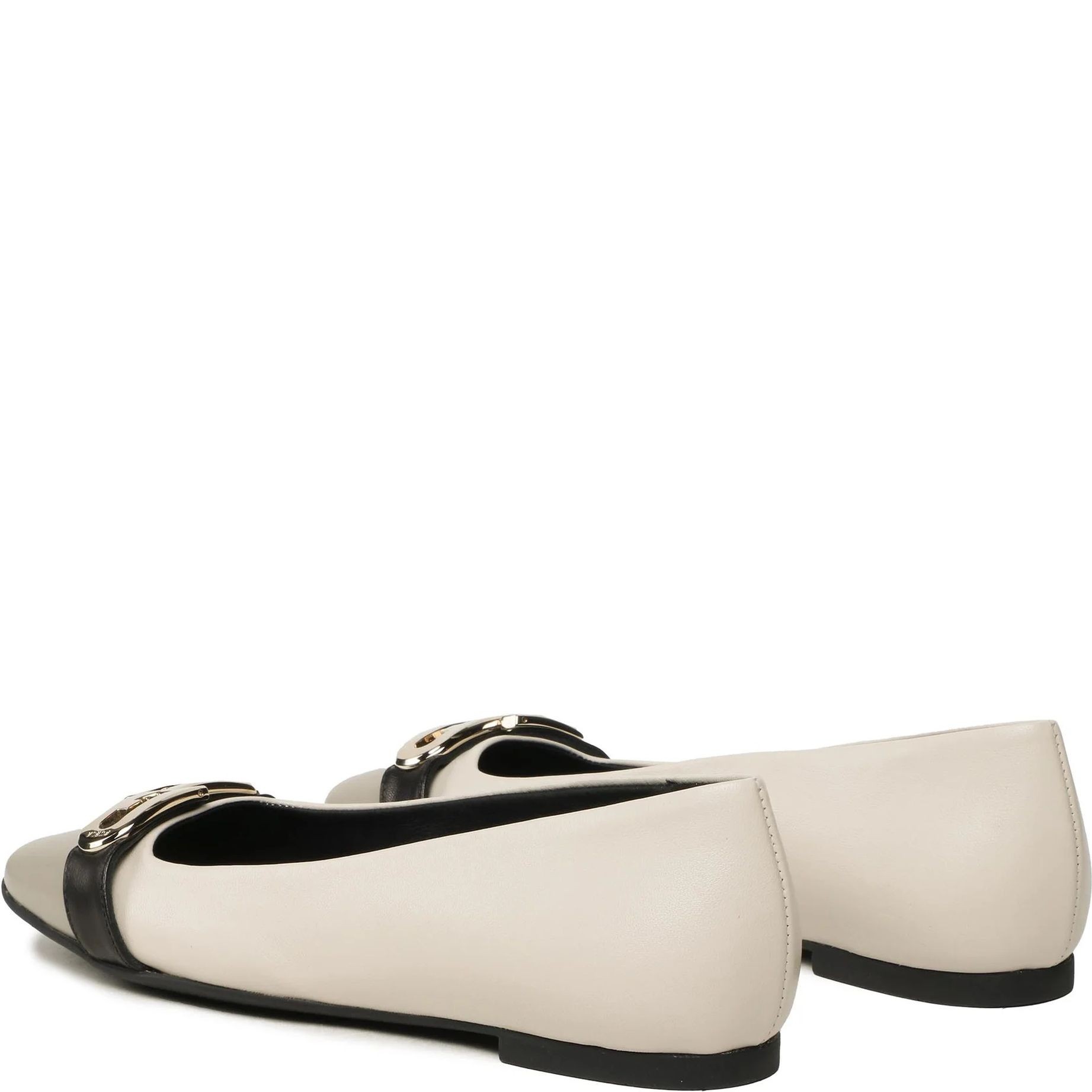 FURLA Balerinos moterims, Balta, Furla chain ballerina 3